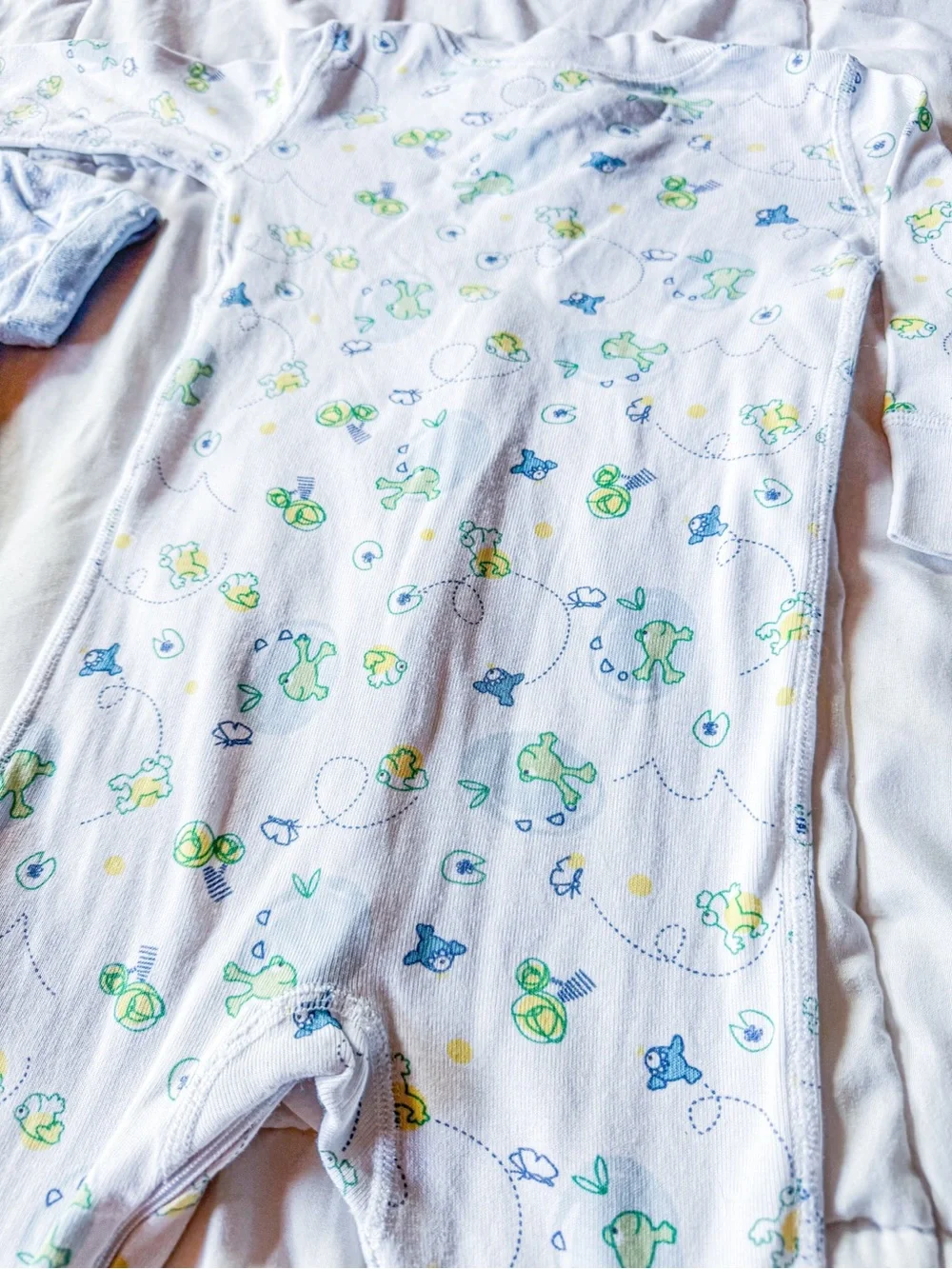 Hanna Andersson Lot of 3 Size 70 Organic Cotton Sleepers Romper 9-18 Mos Vintage